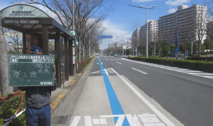 江戸川区：自転車走行環境整備工事（その１）